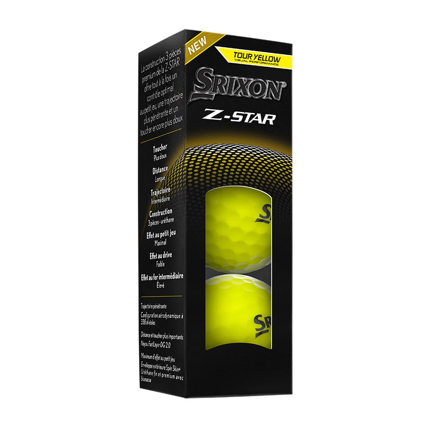 Srixon Z-Star Golf Balls 2025 (Yellow)