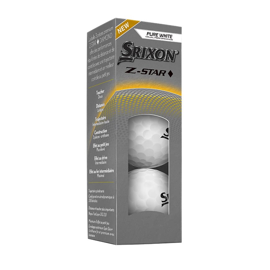 Srixon Z-Star Diamond Golf Balls 2025 (White)
