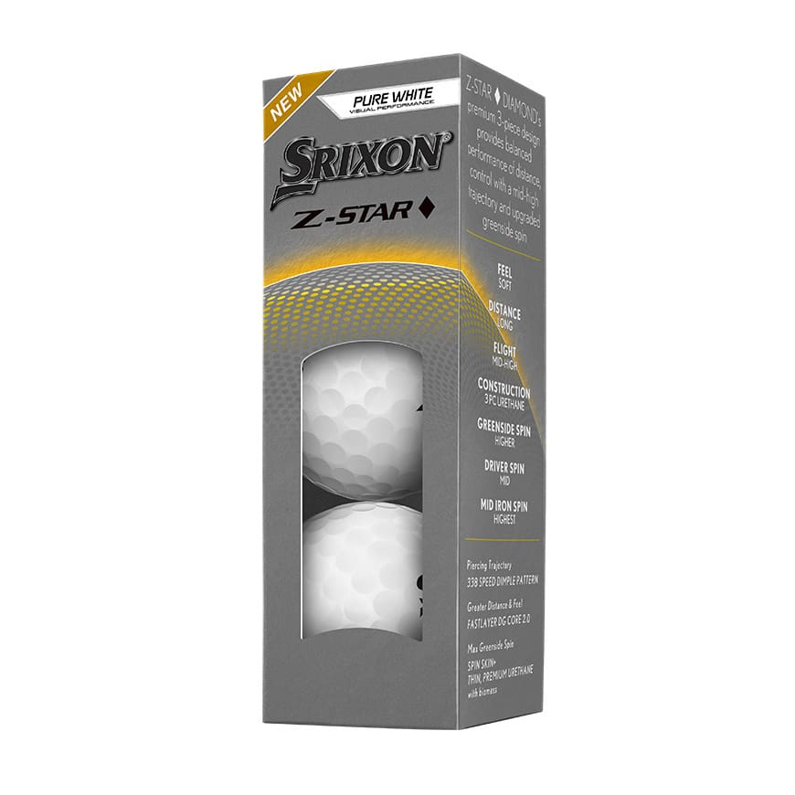 Srixon Z-Star Diamond Golf Balls 2025 (White)