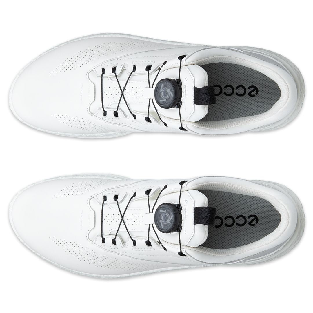Ecco Biom C5 BOA Gore-Tex Golf Shoes - White & White
