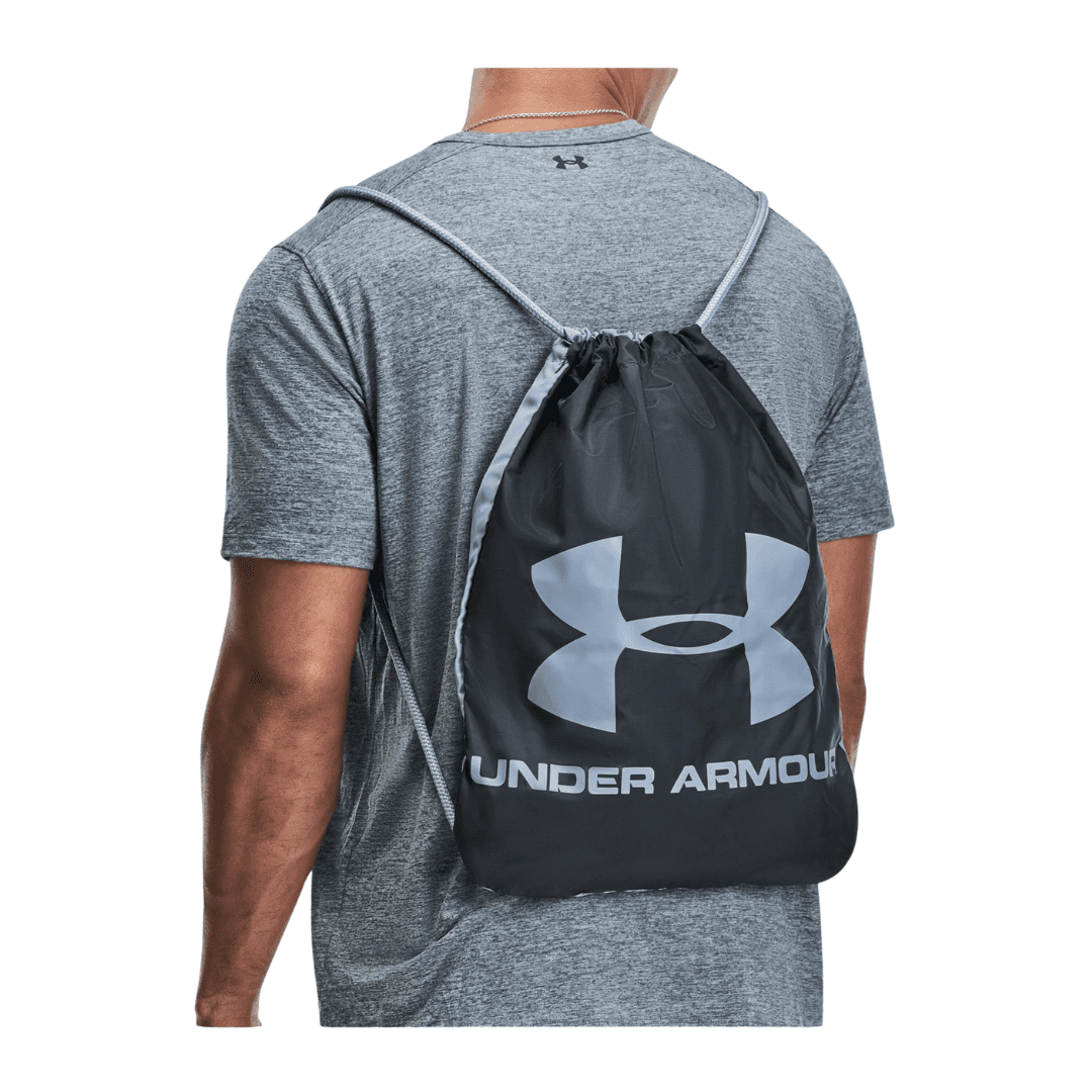 Under Armour Ozsee Sackpack (Black & Steel)