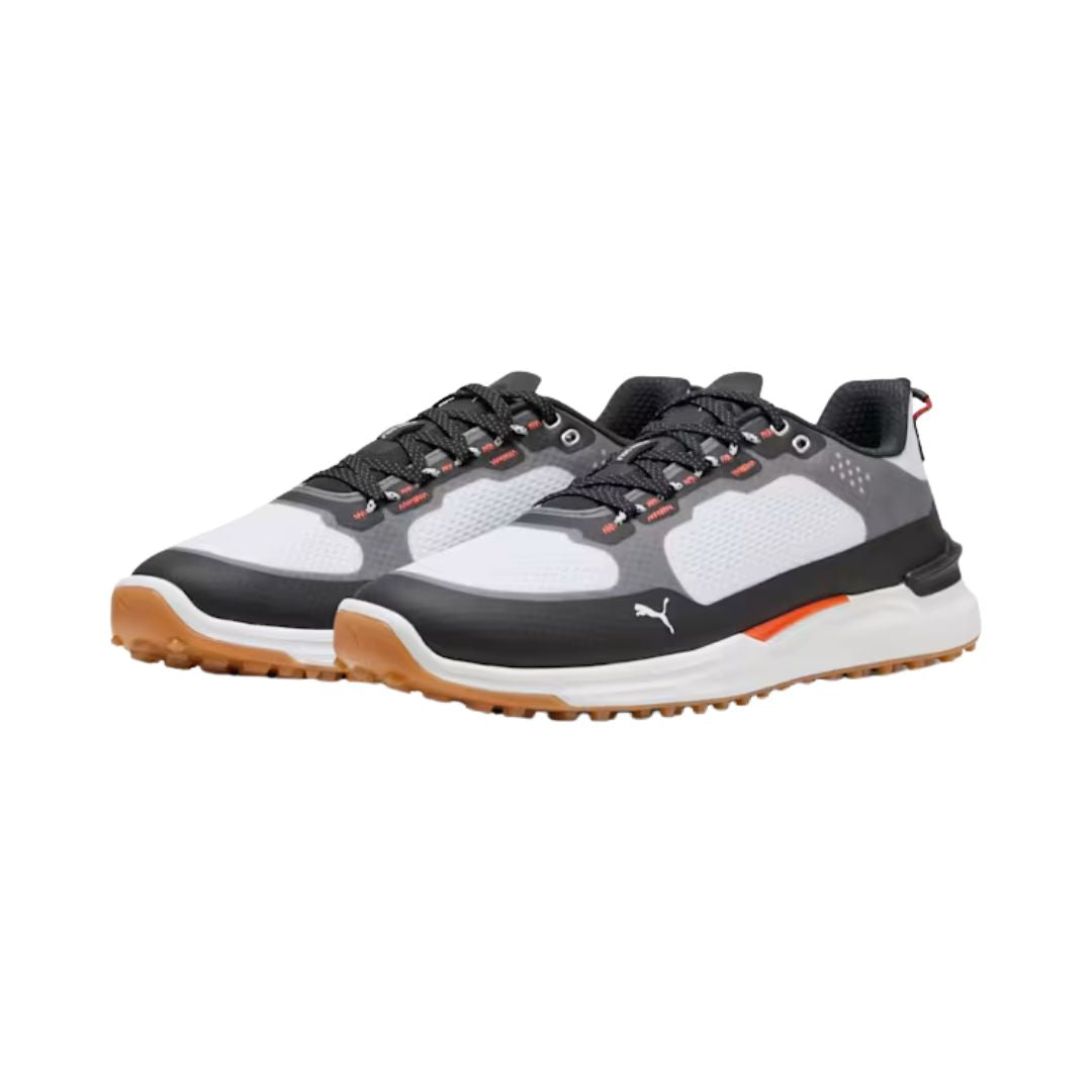 Puma Ignite Elevate X Spikeless Golf Shoes - Puma White & Puma Black