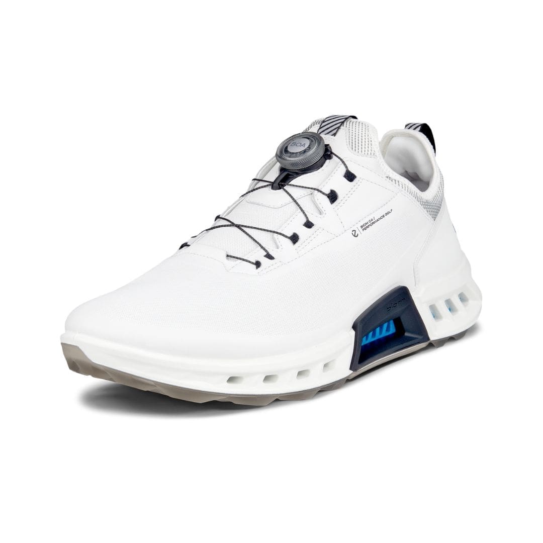 Ecco Biom C4 BOA Golf Shoes (White & Black)