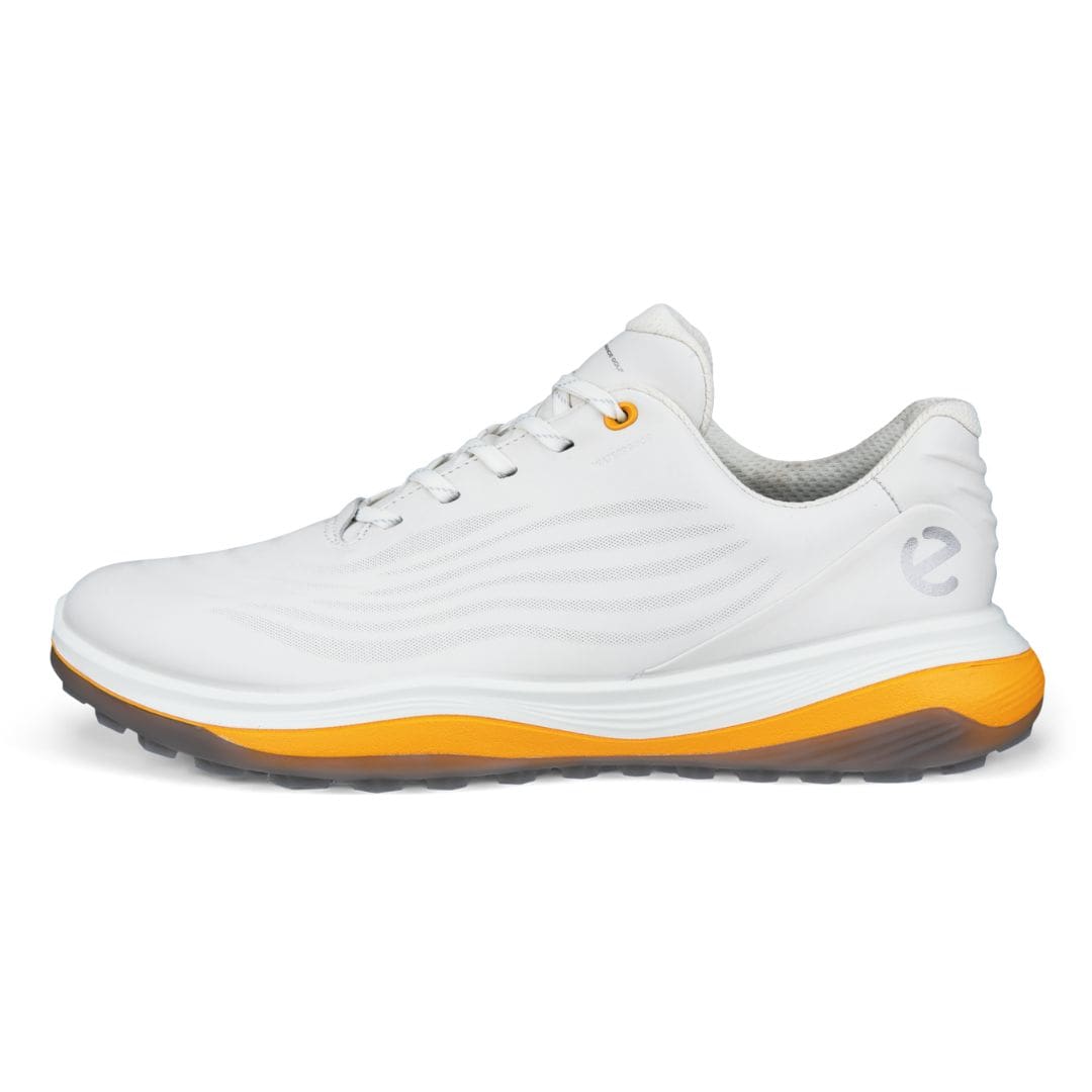 Ecco LT1 Golf Shoes (White & Sunrise)