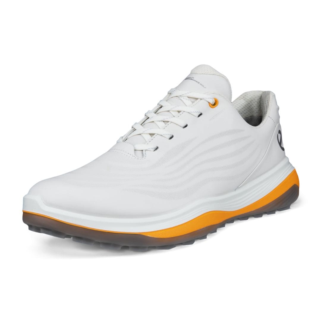 Ecco LT1 Golf Shoes (White & Sunrise)
