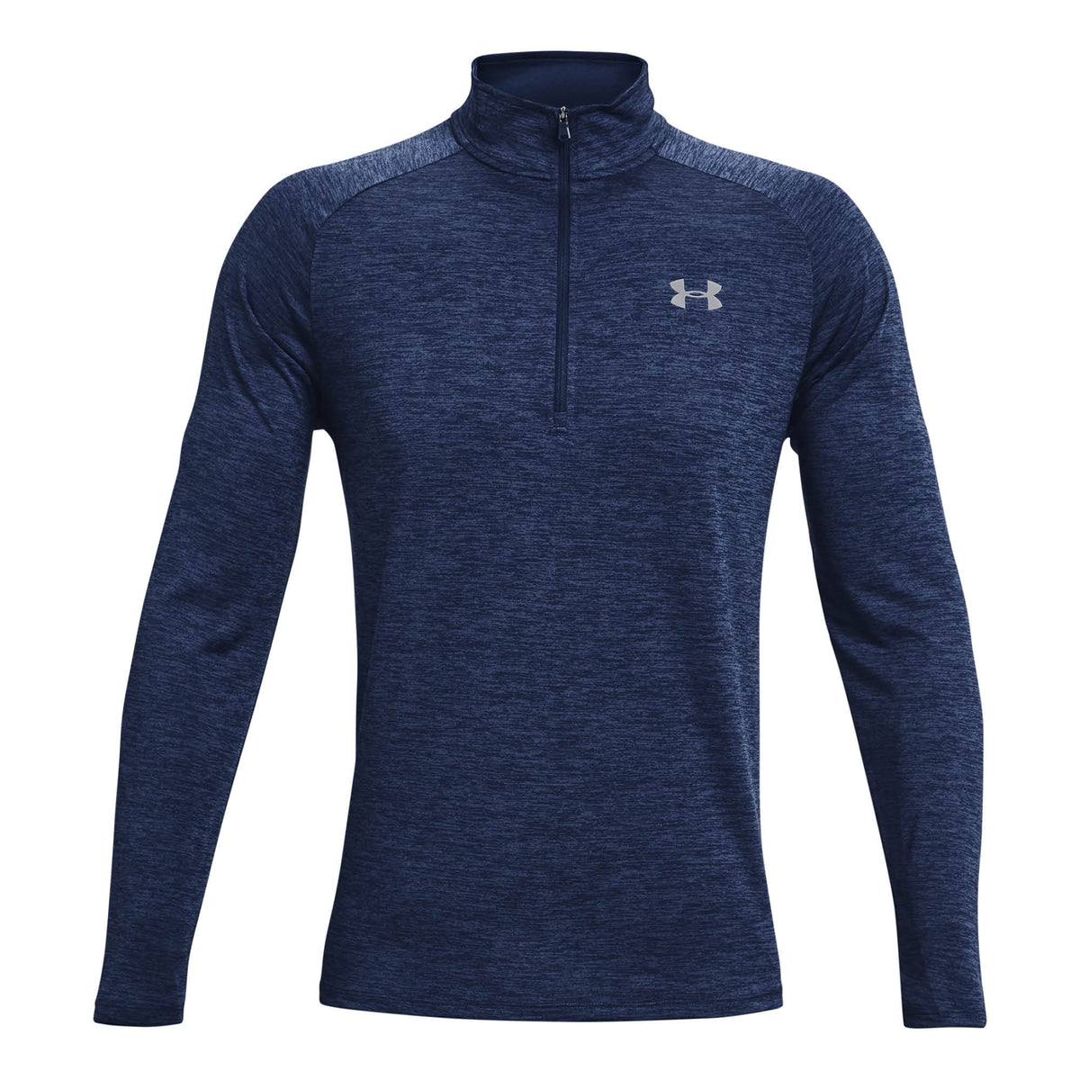 Under Armour 1/2 Zip Long Sleeve Midlayer - Navy Academy & White