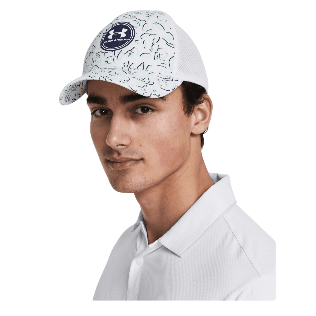 Under Armour Iso-Chill Driver Mesh Cap (White)