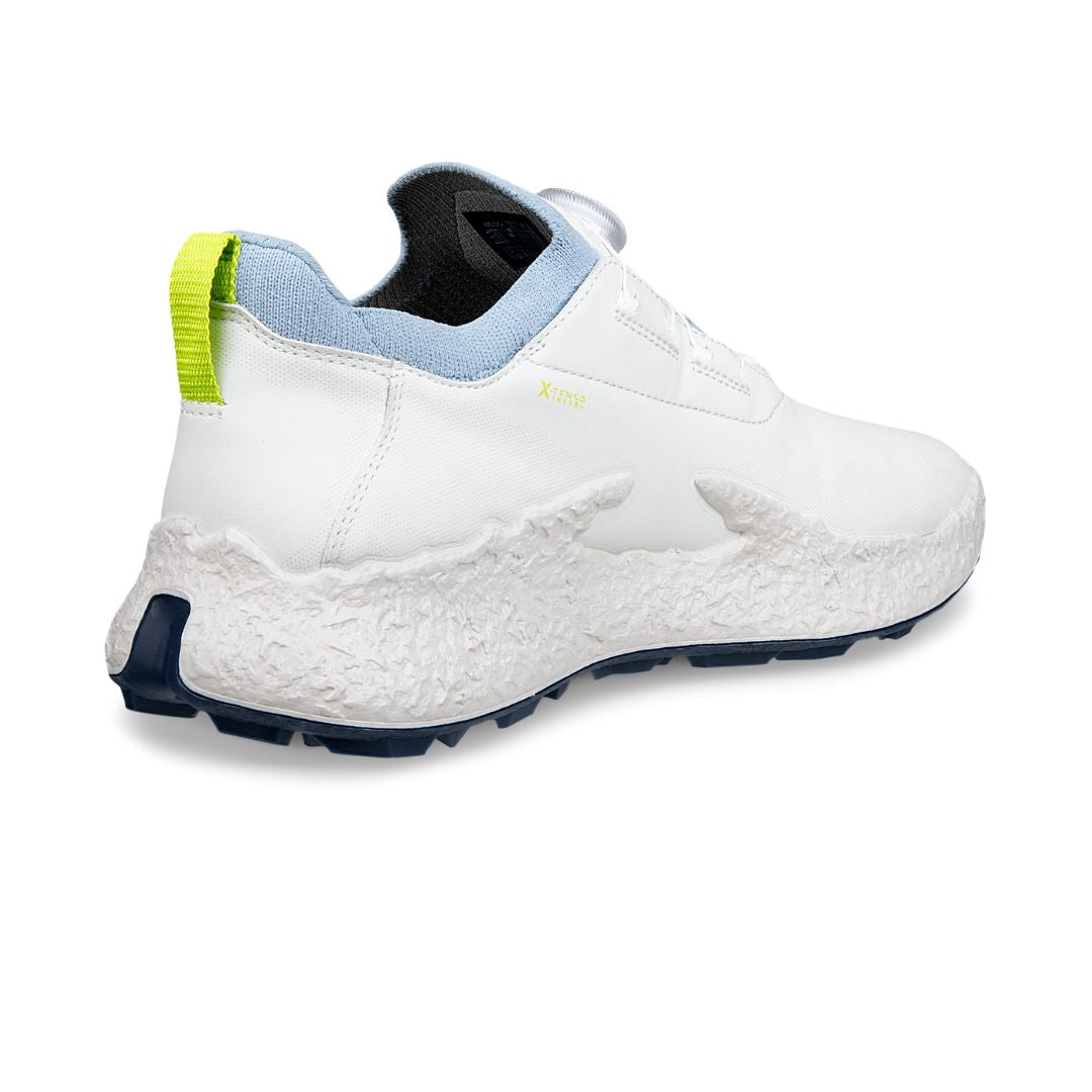 Ecco Biom H5 BOA Golf Shoes - White & Dusty Blue