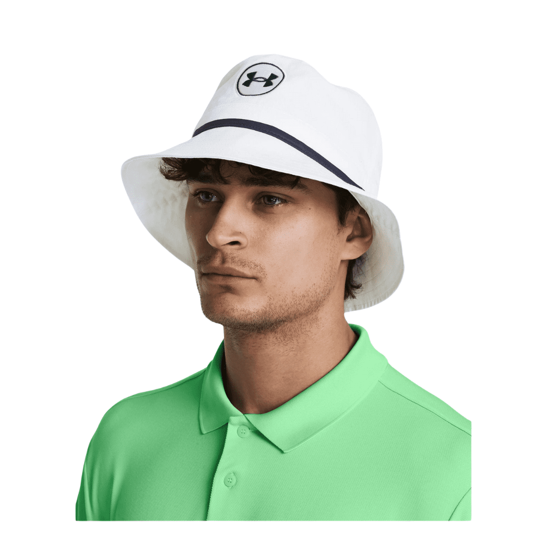 Unisex Under Armour Drive Bucket Hat (White)