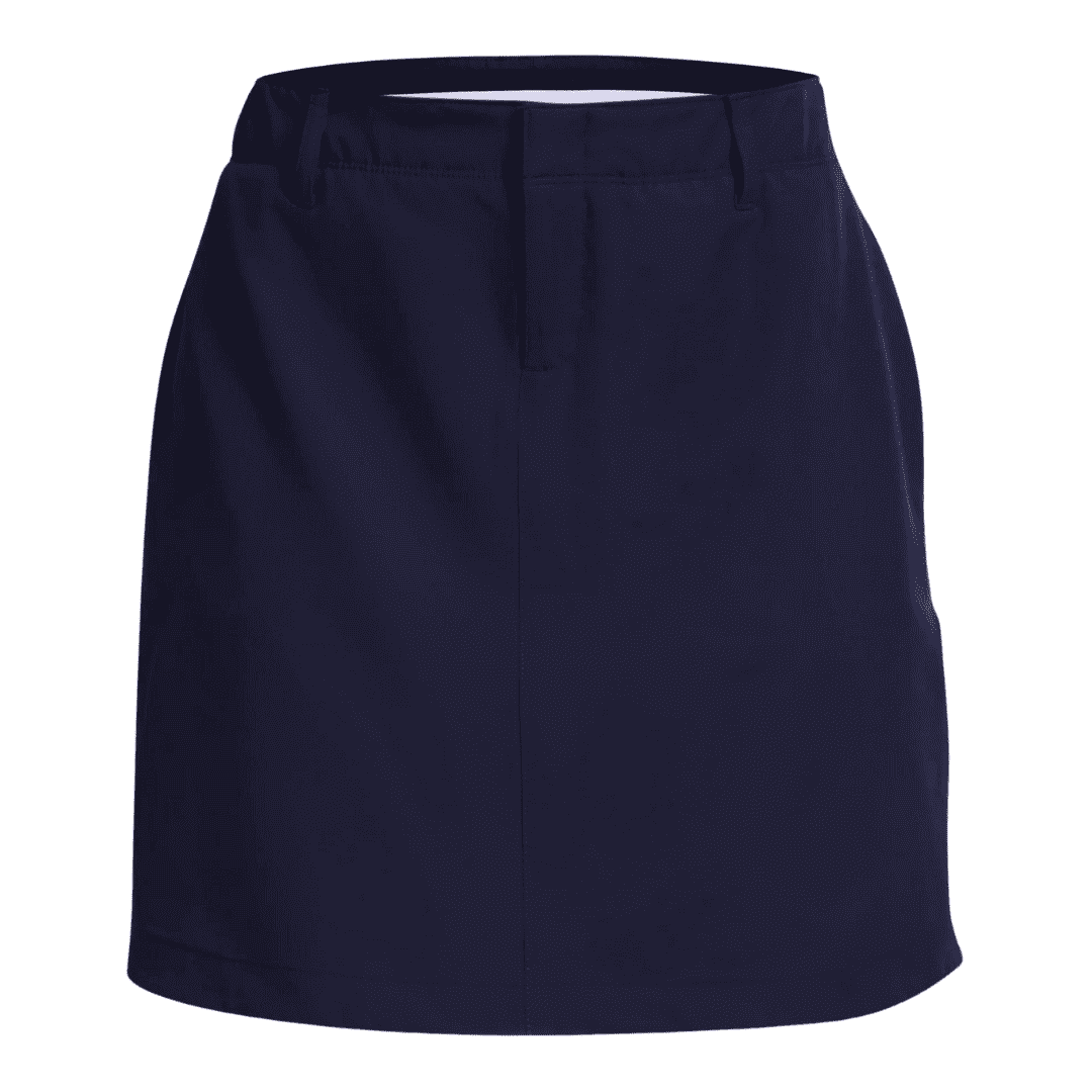 Under Armour Women's Drive Woven Skort (Midnight Navy/Matrix Green)