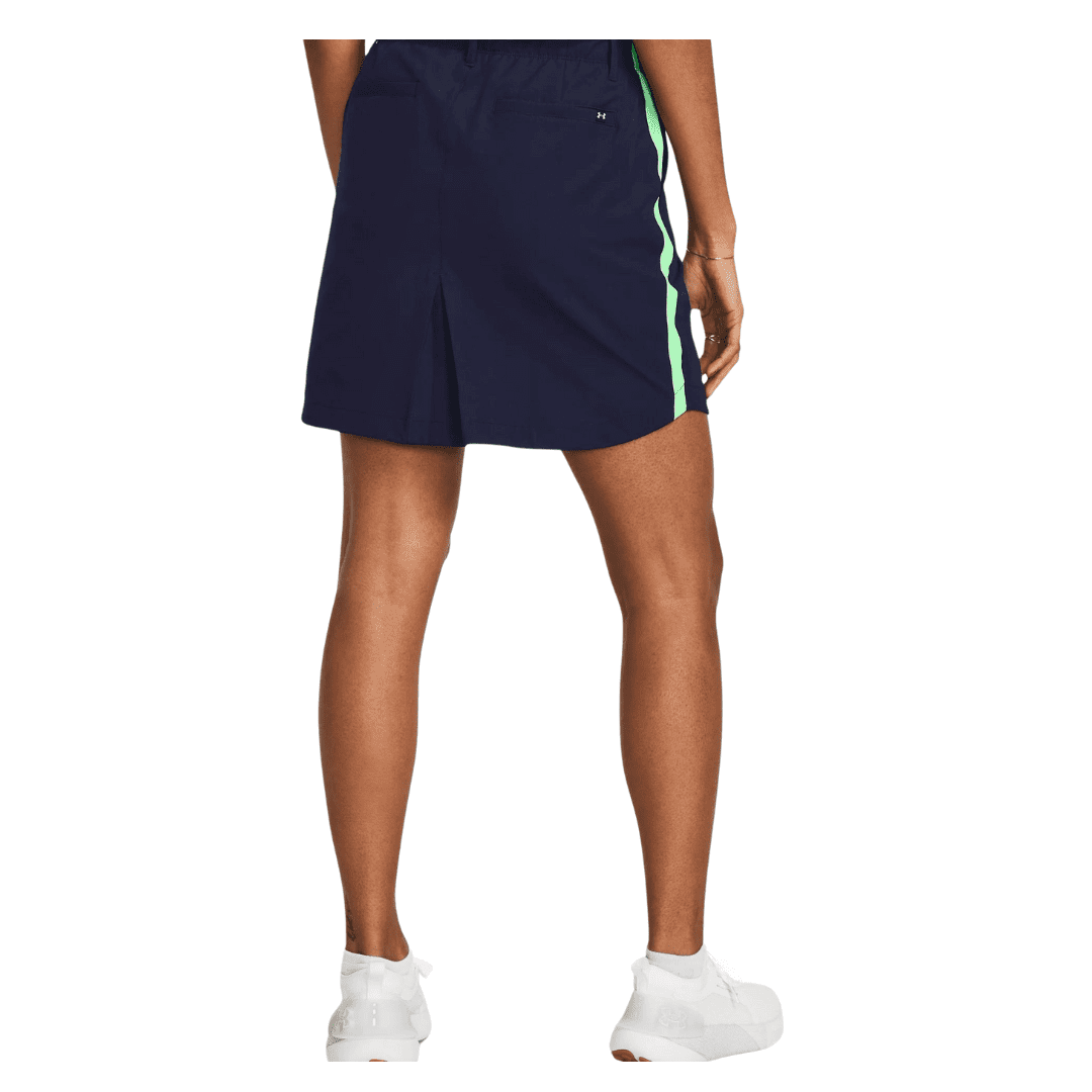 Under Armour Women's Drive Woven Skort (Midnight Navy/Matrix Green)