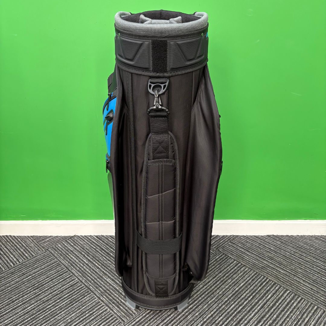 Powakaddy Edge Cart Bag - Gun Metal/Blue