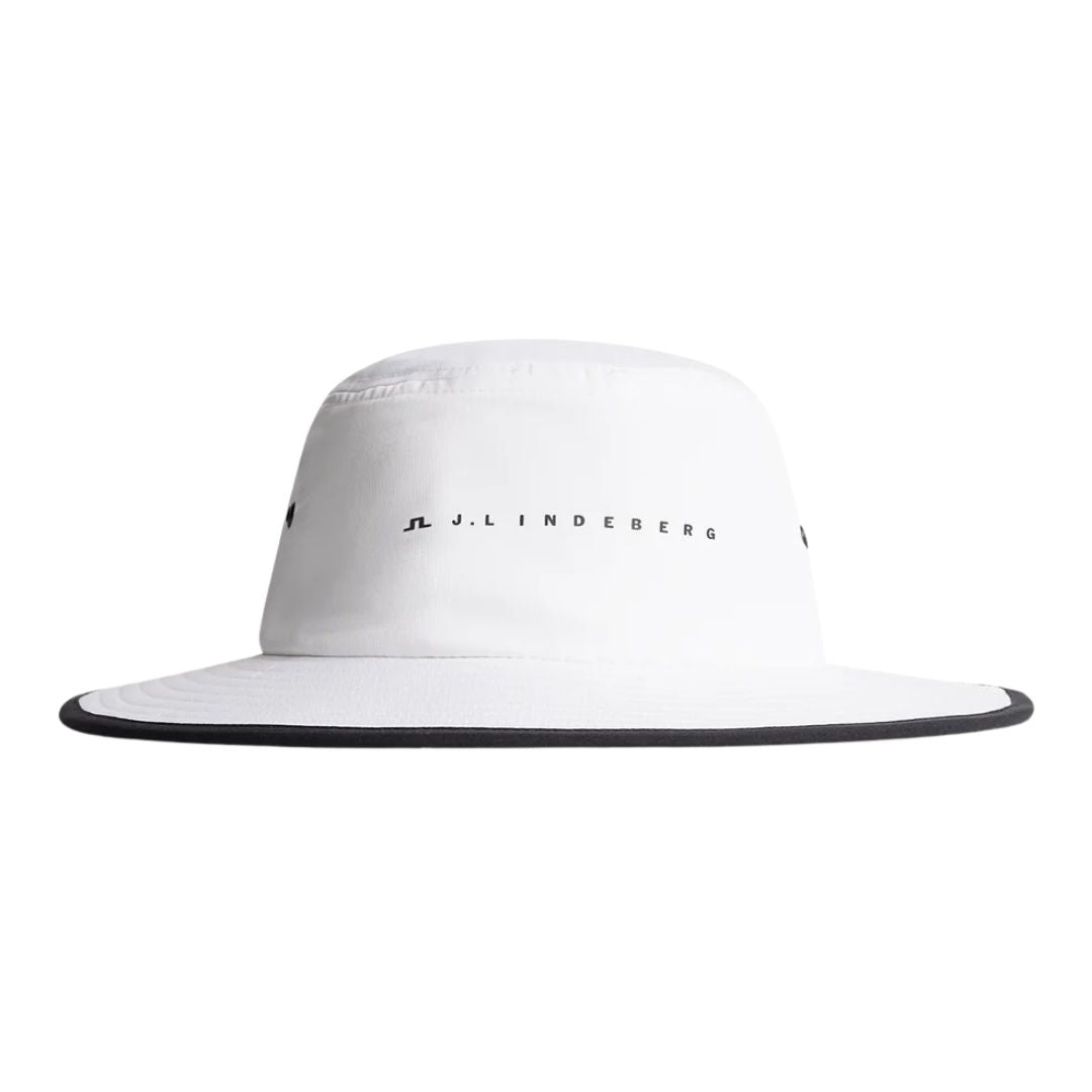 J Lindeberg Danny Bucket Hat - White