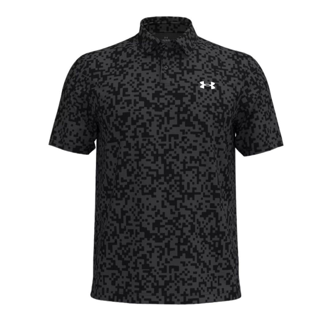 Under Armour Tee To Green Digital Camo Print Golf Polo Shirt