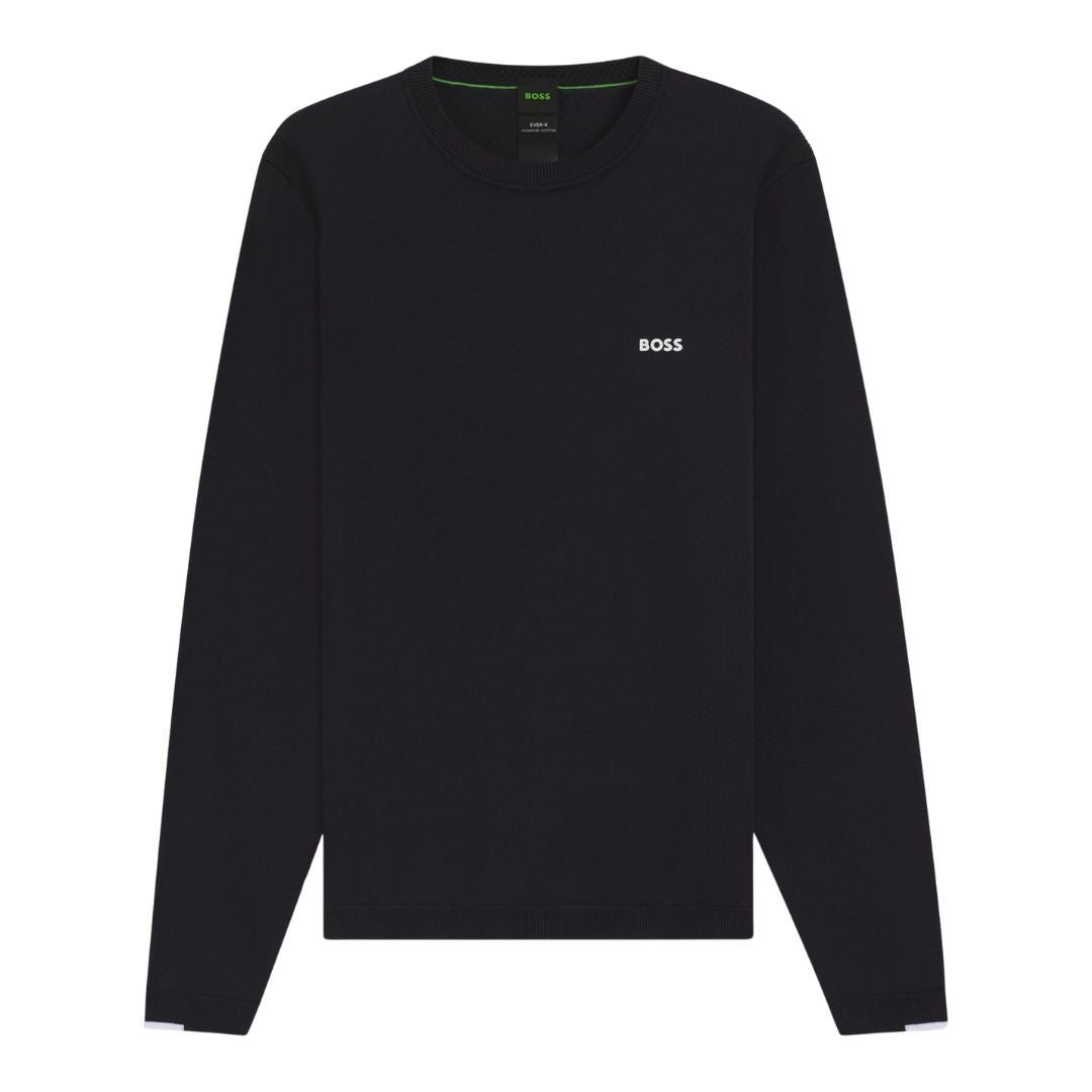 Hugo Boss EVER-X Cotton Sweater - Dark Blue
