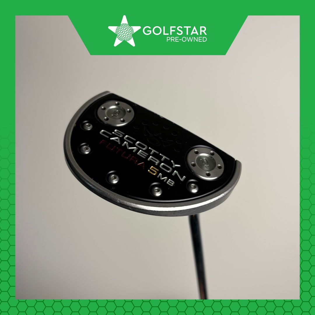 Scotty Cameron Futura 5 MB - 34 Inch - Matador Grip (Black/Red)