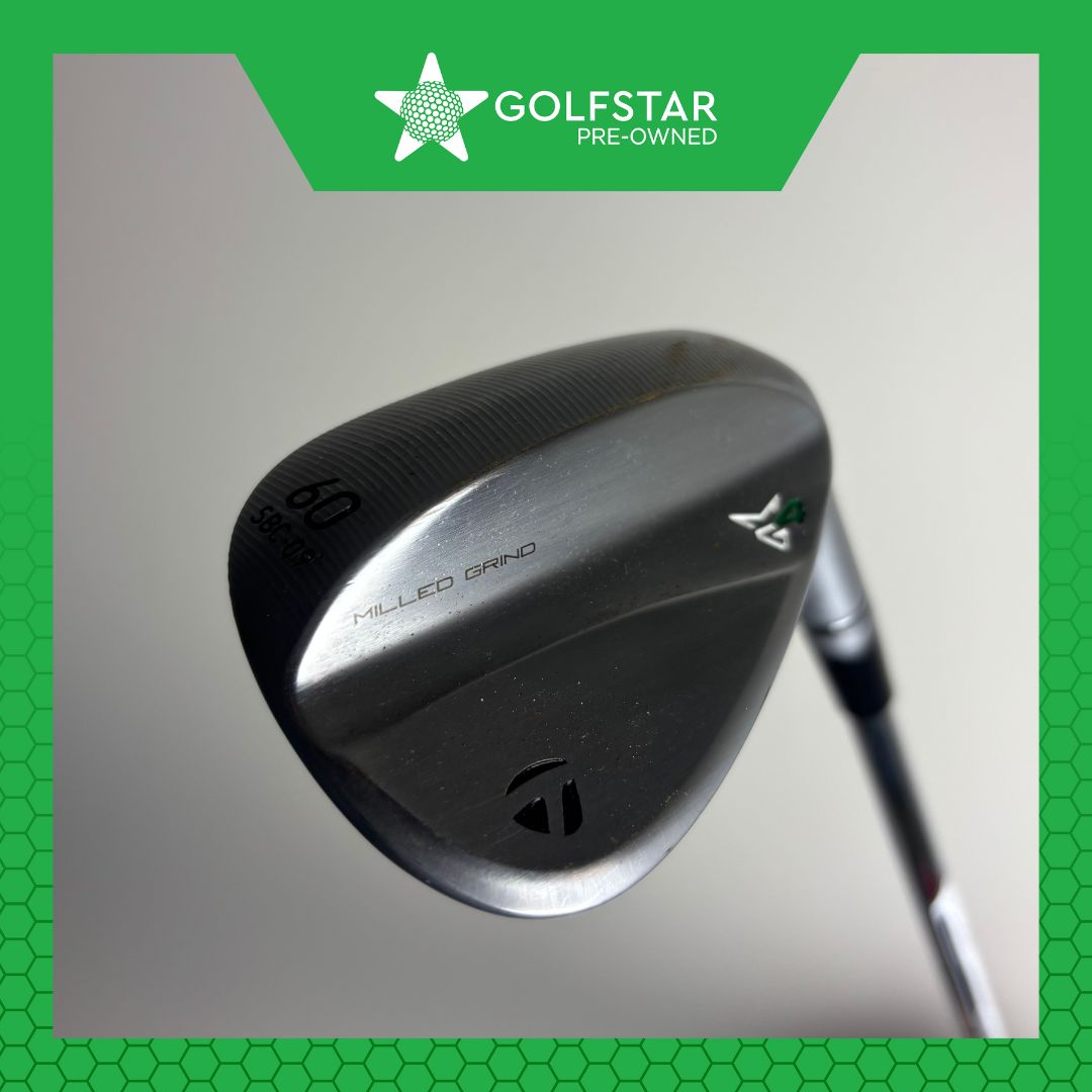 TaylorMade Milled Grind 4 60°/09 SB - Dynamic Gold Tour Issue 115g Wedge Flex - Lamkin Crossline