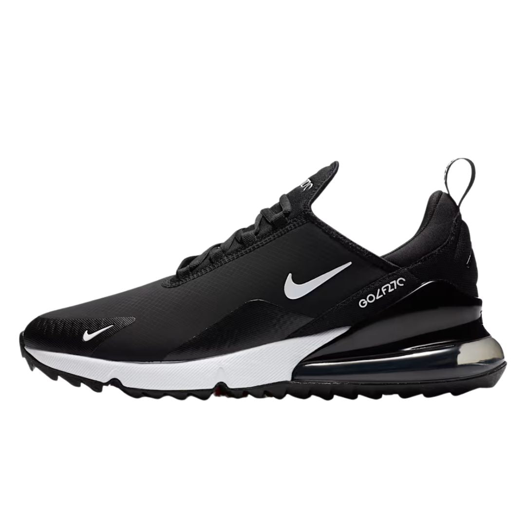 Nike Air Max 270 G Golf Shoe - Black, Hot Punch & White