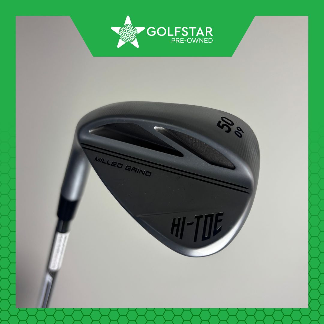 TaylorMade Hi-Toe 3 Chrome 50°/09 - KBS Hi-Rev 2.0 115 Wedge Flex - Lamkin Crossline - LEFT HANDED