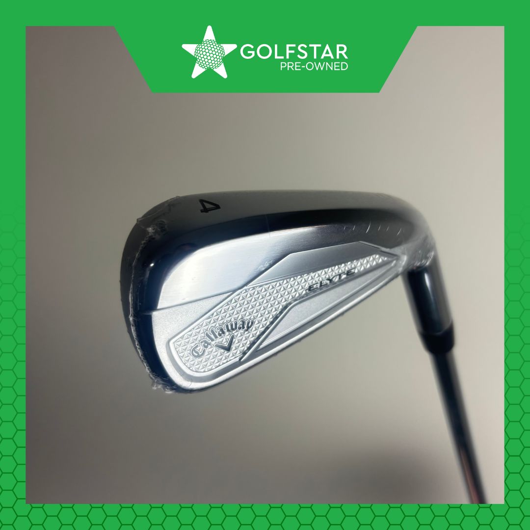 Callaway Elyte 4 Iron - 4 Iron - True Temper Vector 90g Stiff - Lamkin Crossline