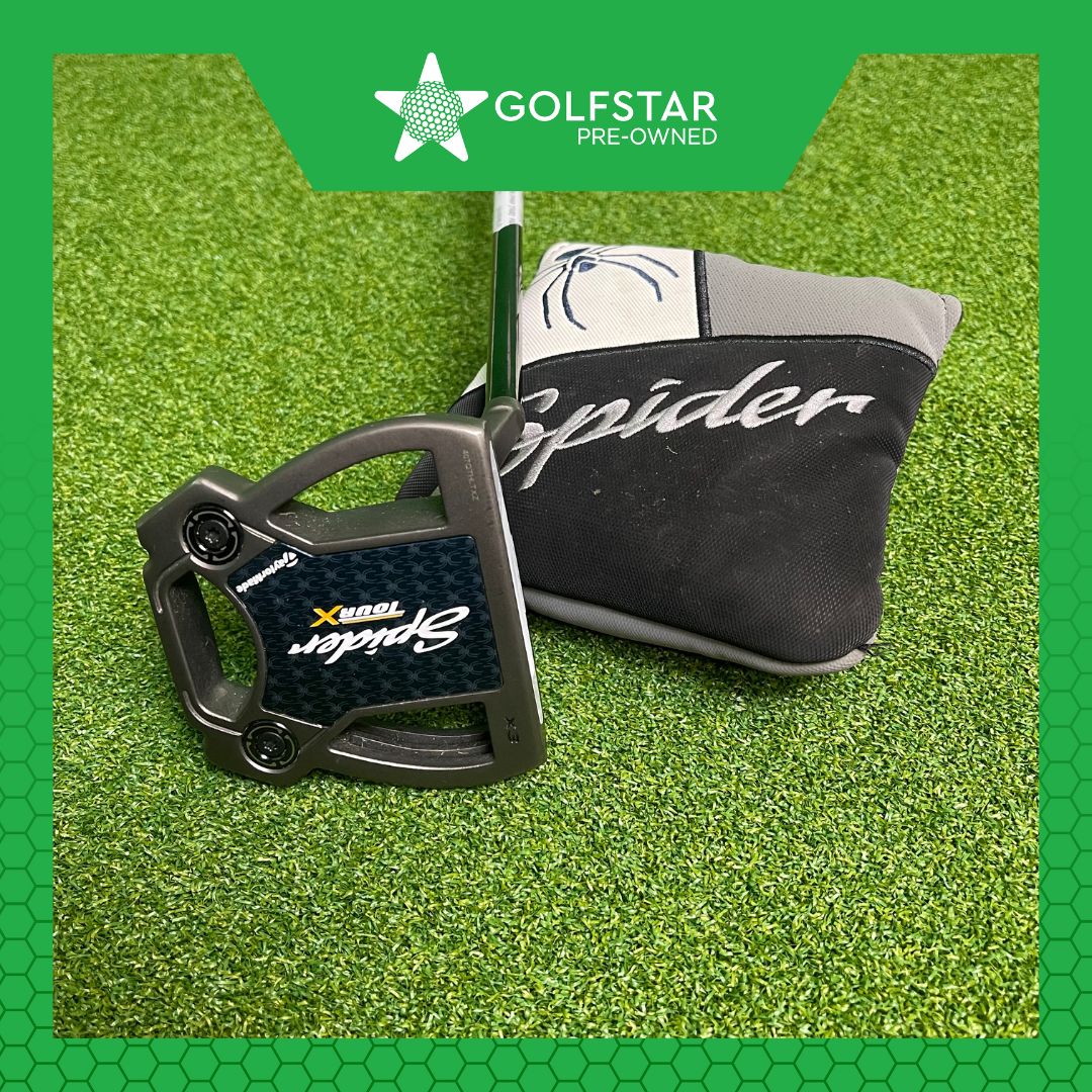Taylormade Spider Tour X Gunmetal - 34 inch - SuperStroke Pistol Grip - LEFT HANDED