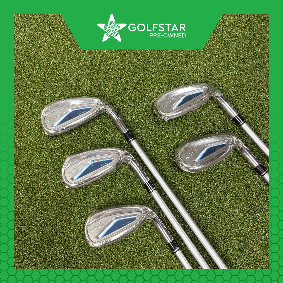 TaylorMade Kalea Premier Irons - 8-PW + SW - Kalea Premier 40g Ladies - Lamkin Sonar Grips