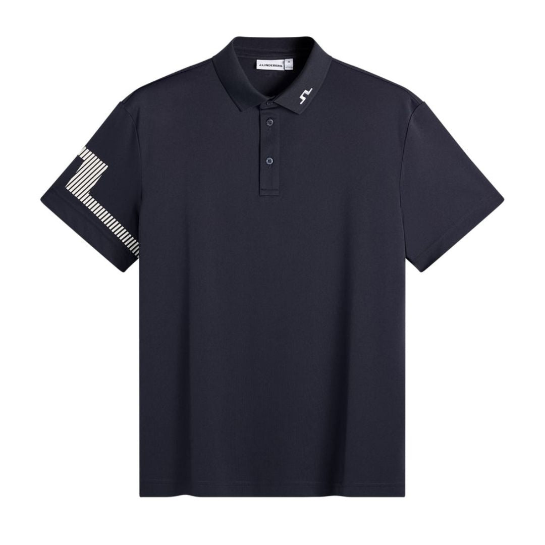 J Lindeberg Heath Polo Shirt - Navy