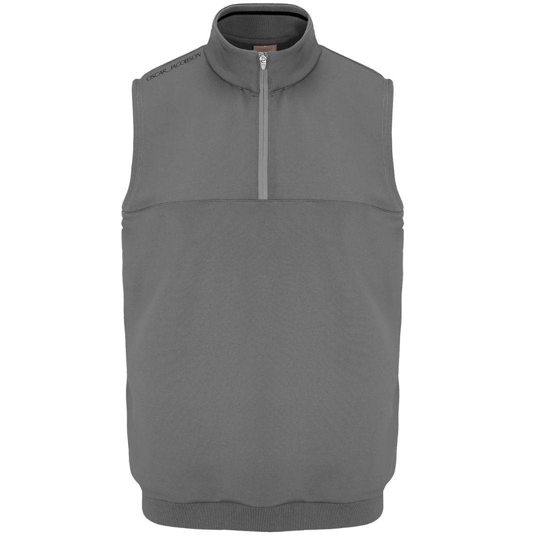 Oscar Jacobson Westland Sleeveless 1/4 Zip Golf Pullover