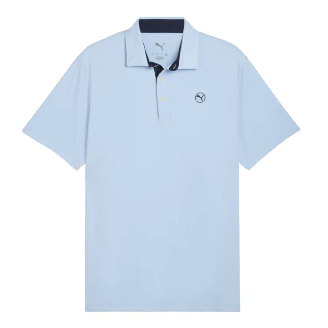 Puma Pure Solid Golf Polo Shirt (Haute Tropic)