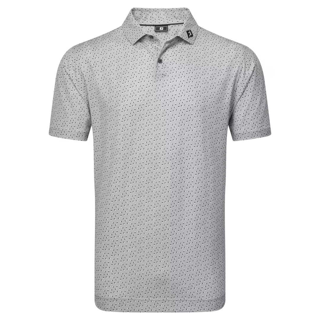 FootJoy Bounce Print Pique Golf Polo Shirt