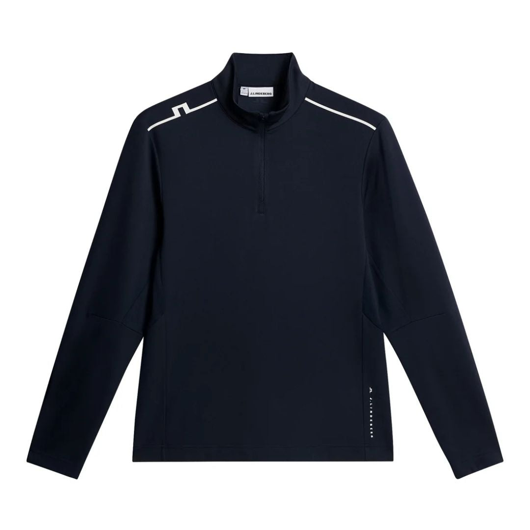 J Lindeberg Leon 1/4 Zip Pullover - Navy