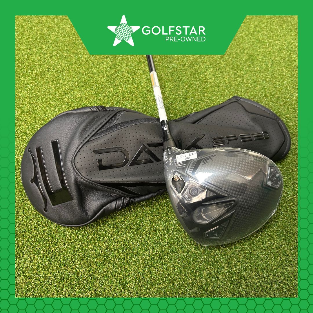 Cobra Darkspeed LS 9° Driver - LINQ White 60g Stiff - Lamkin Crossline Grip