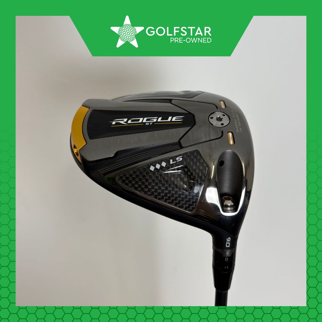 Callaway Rogue ST Triple Diamond LS 9° Driver - HZRDUS Smoke Black 70g 6.5 (X-Stiff) - Tour Velvet Standard