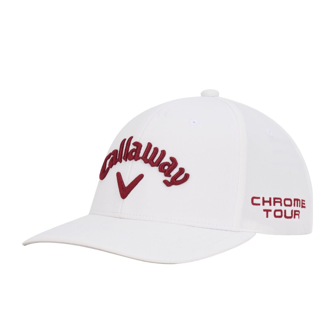 Callaway 2026 Tour Authentic Performance Pro Cap - White & Red