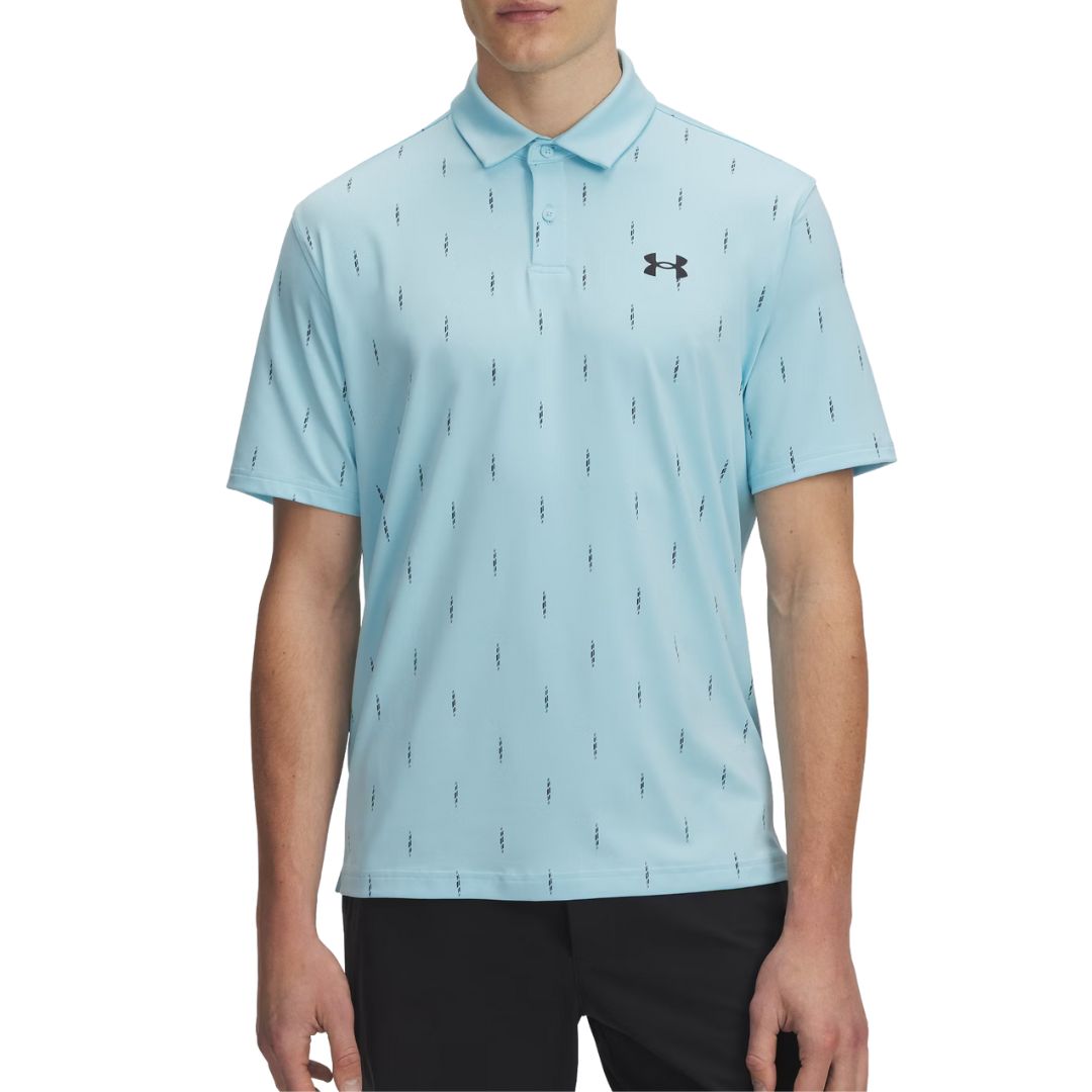 Under Armour Tee To Green Printed Golf Polo