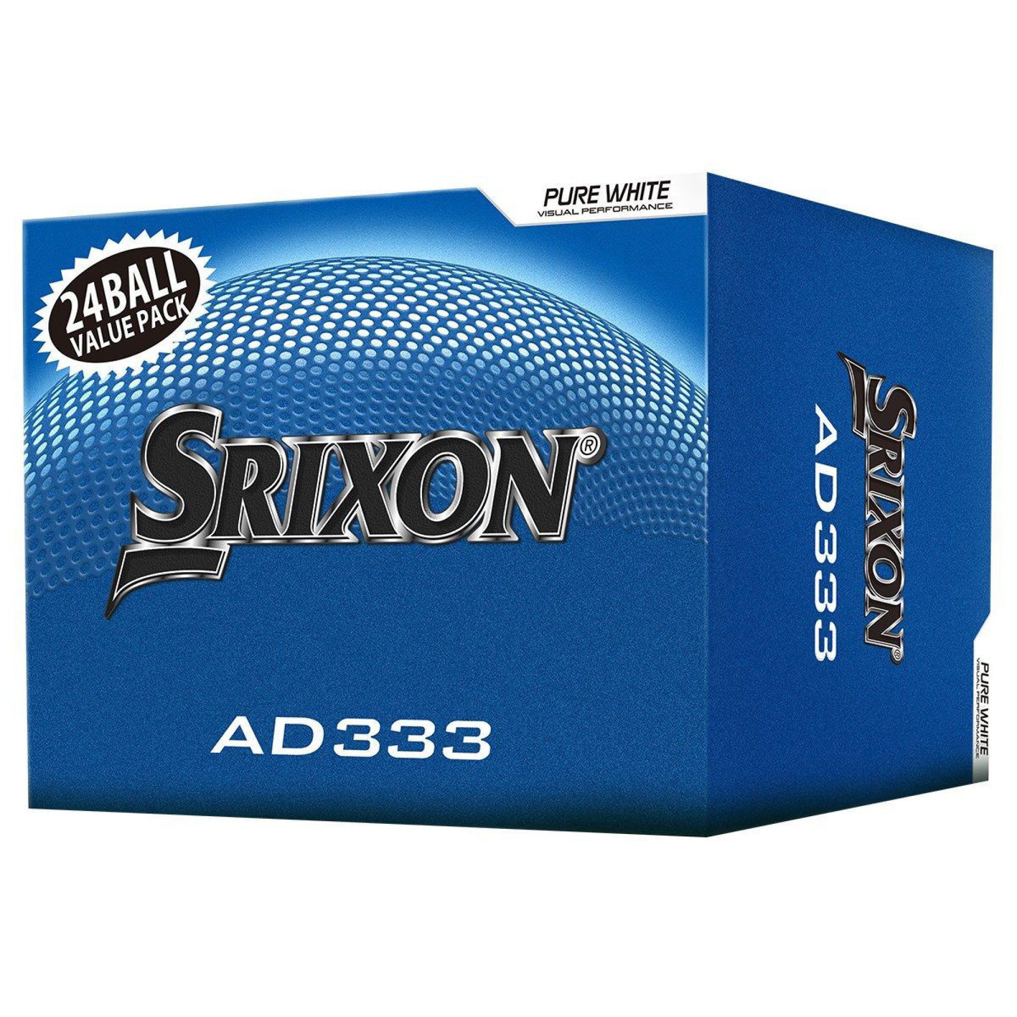 Srixon AD333 Golf Balls - Double Dozen Value Pack - White
