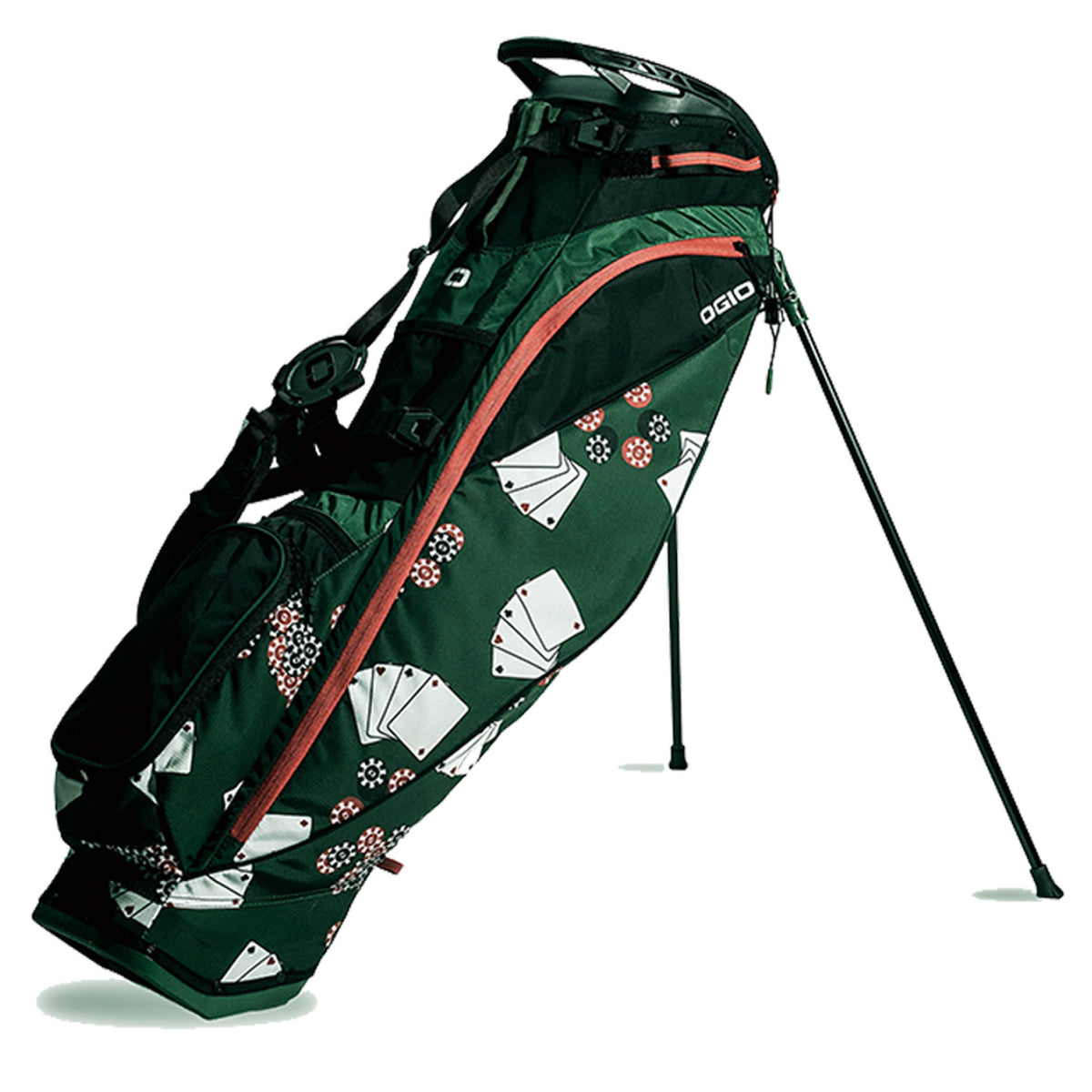 Ogio Featherlite Golf Stand Bag - Poker