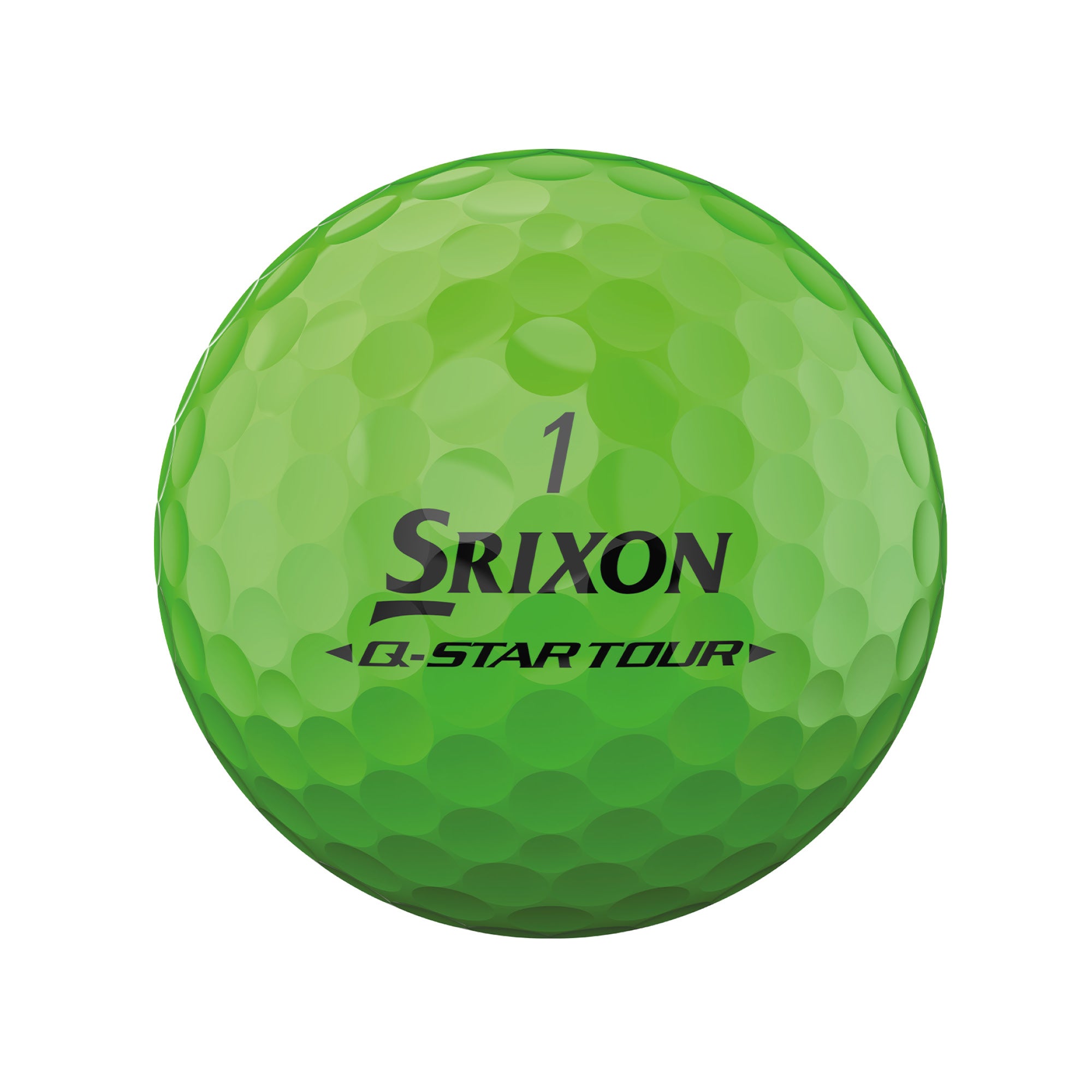 Srixon Q Star Tour Divide Golf Balls - White & Lime Green