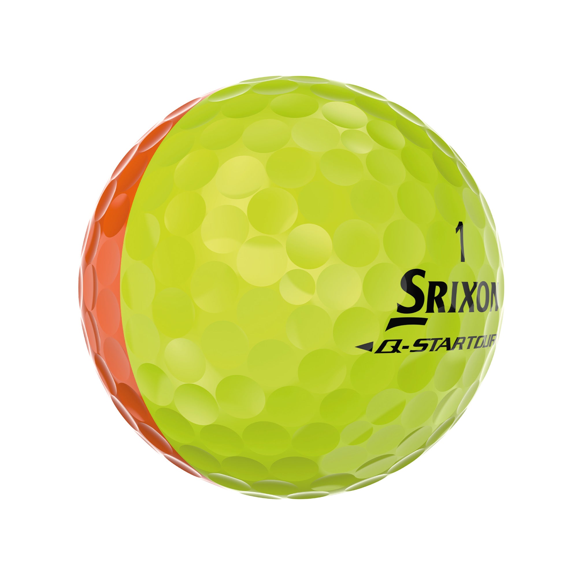 Srixon Q Star Tour Divide Golf Balls - Yellow & Orange