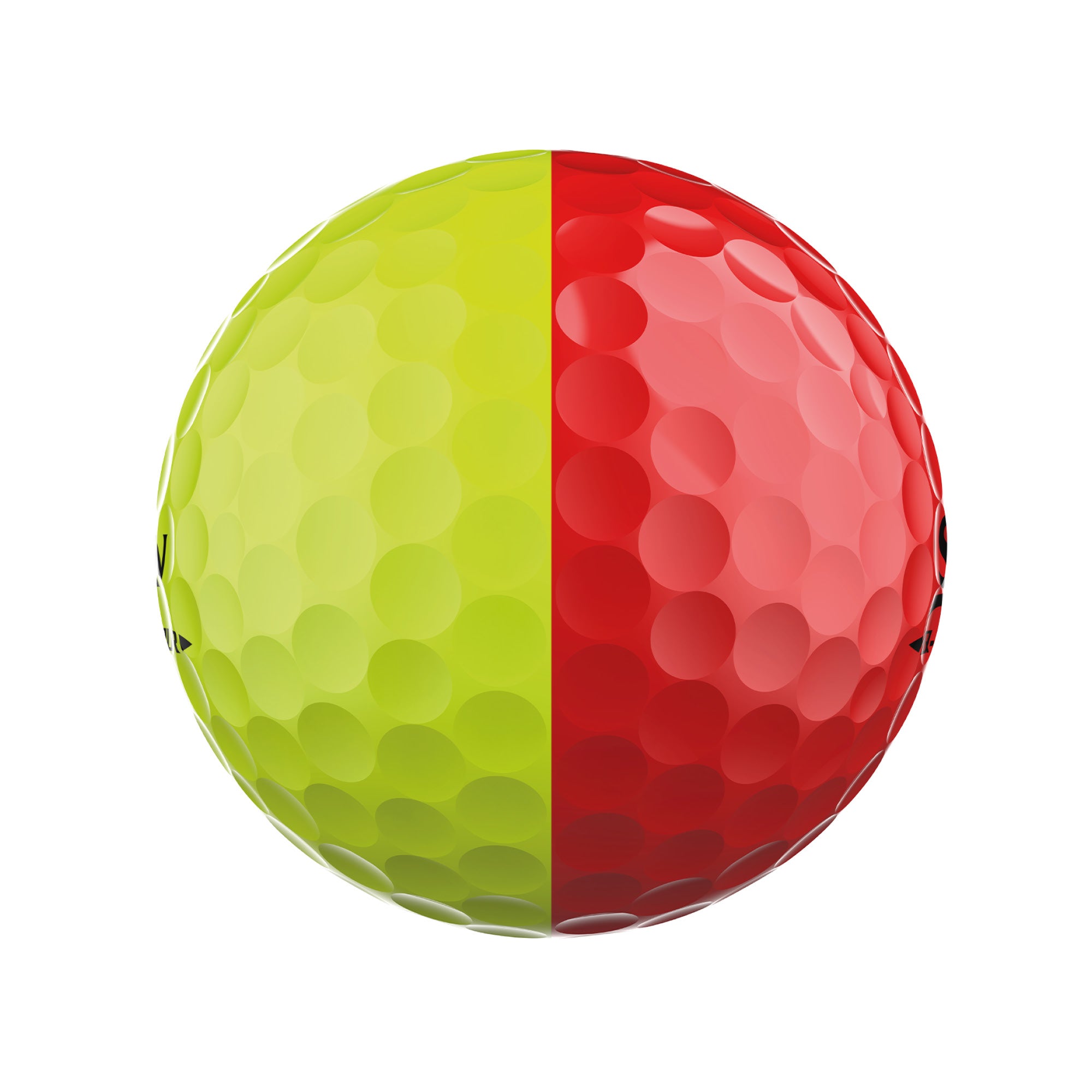 Srixon Q Star Tour Divide Golf Balls - Yellow & Red