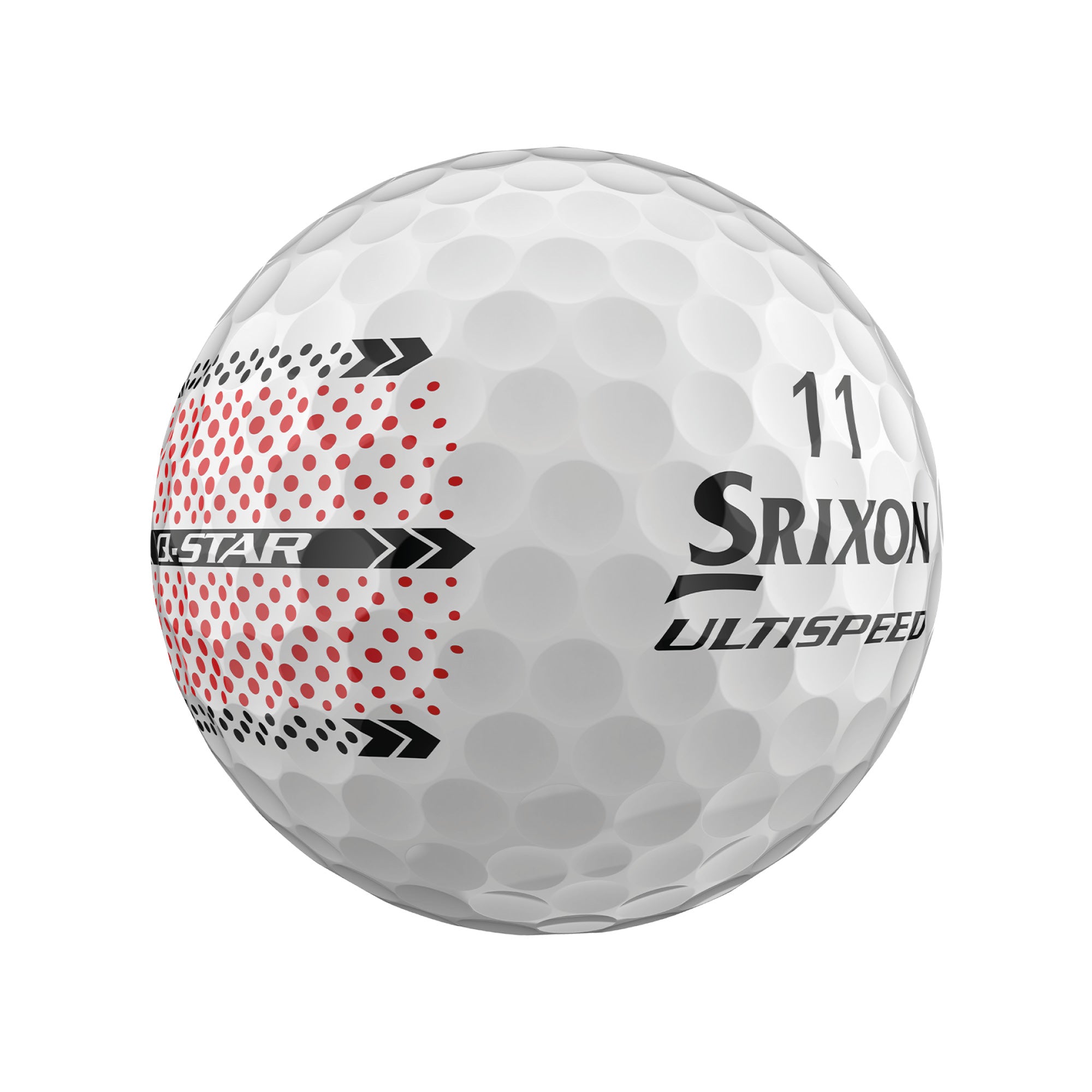 Srixon Q Star Ultispeed Trackline Golf Balls - White
