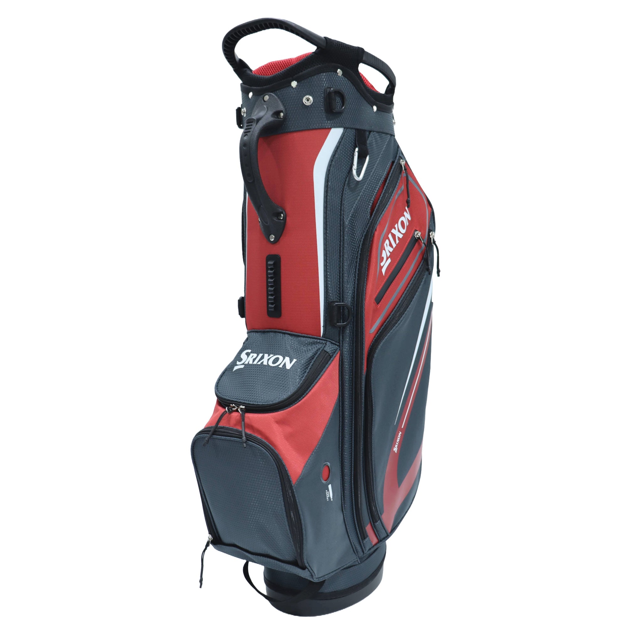 Srixon Saturday Golf Stand Bag - Charcoal & Red