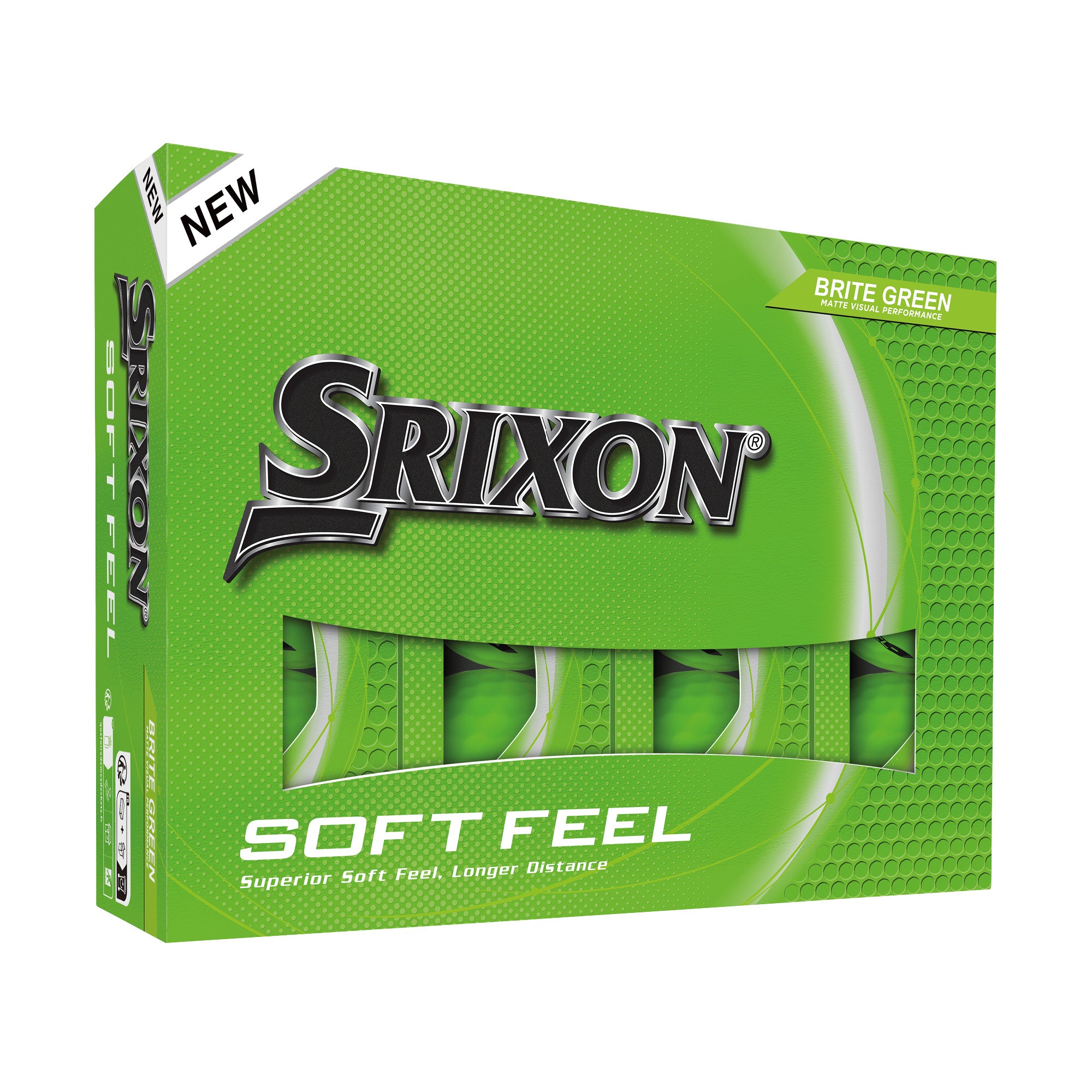 Srixon Soft Feel Golf Balls - Brite Green