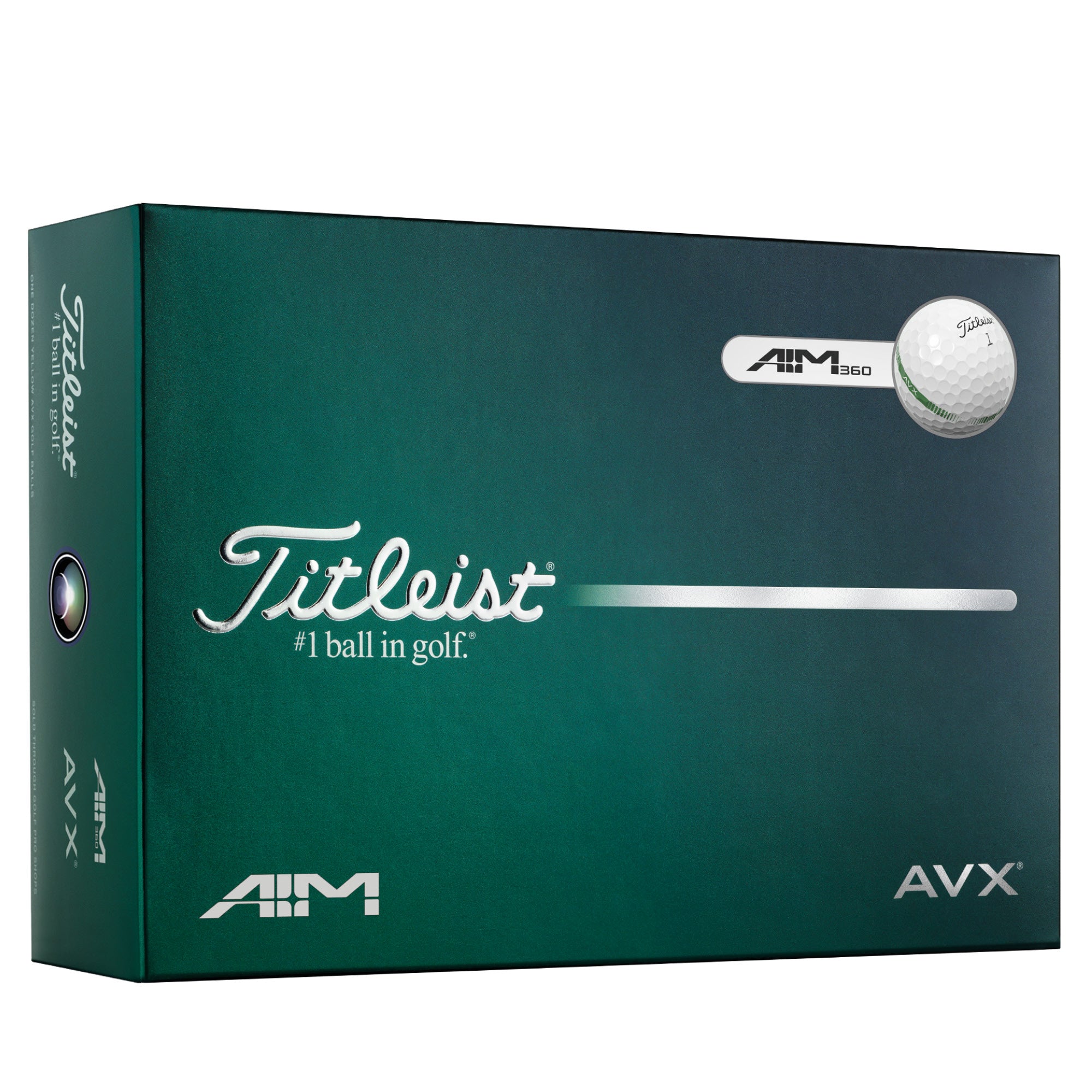 Titleist AVX AIM 360 Golf Balls - White