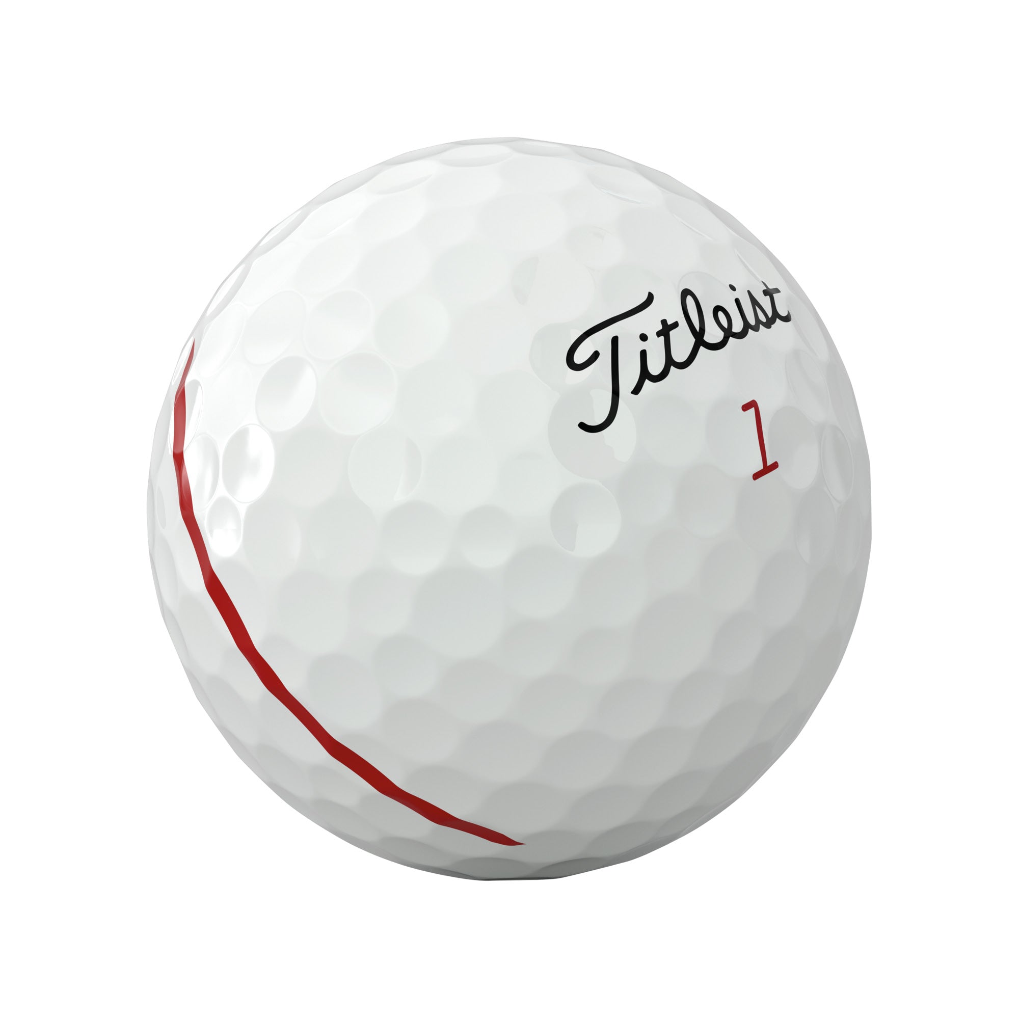 Titleist Pro V1x Performance Alignment Golf Balls - White with Red Line