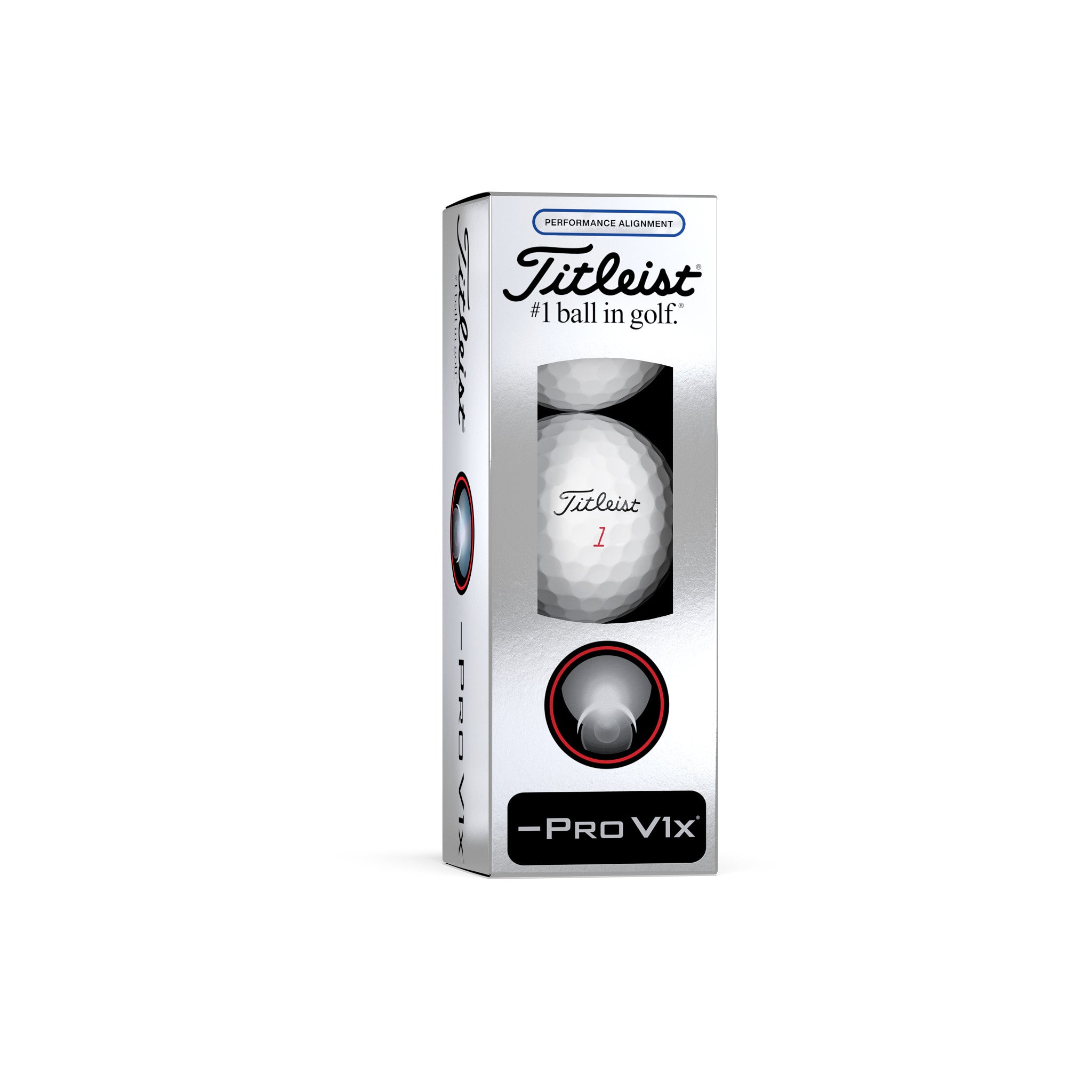 Titleist Pro V1x Left Dash Performance AIM Golf Balls