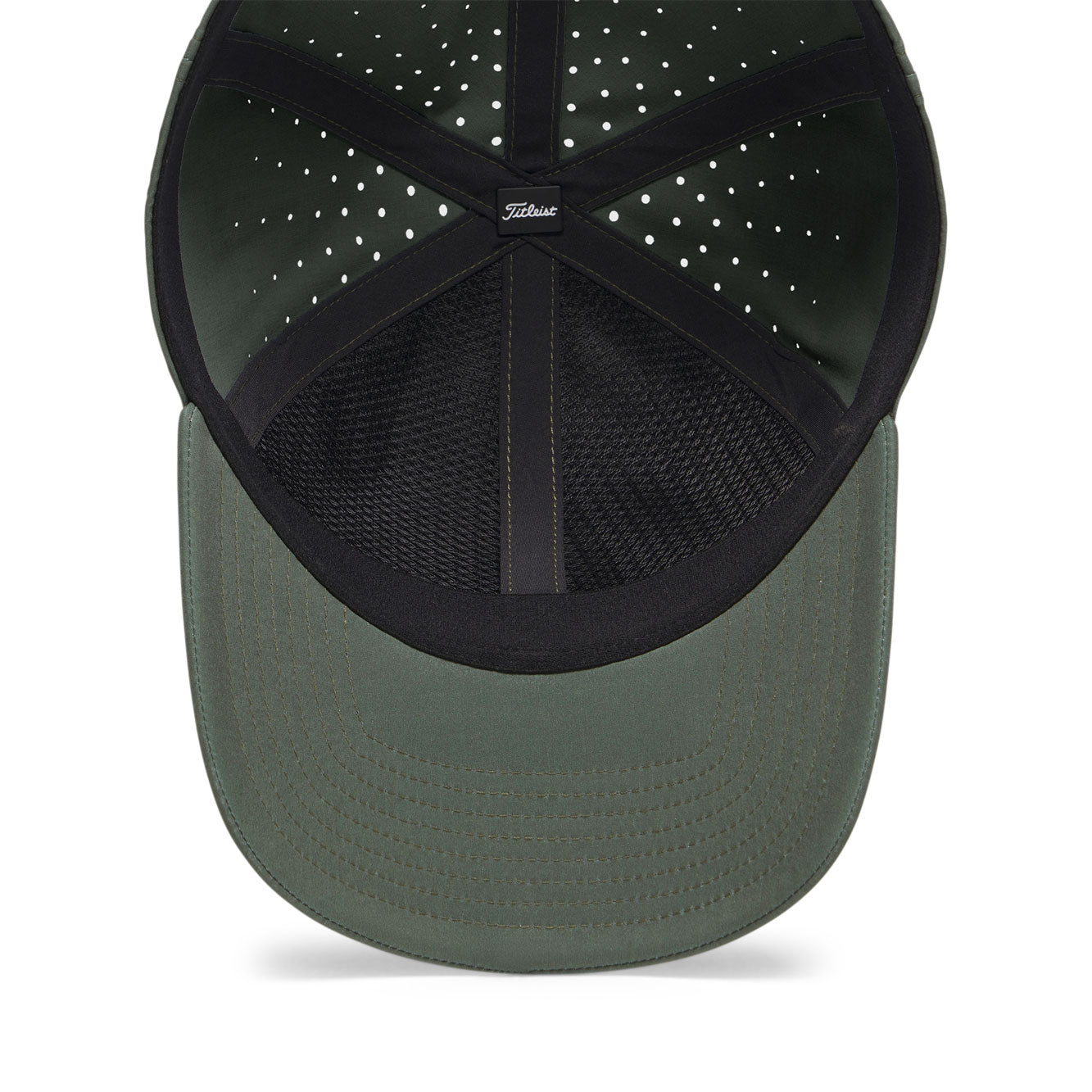 Titleist Charleston Breezer Golf Cap - Cypress, Black & White