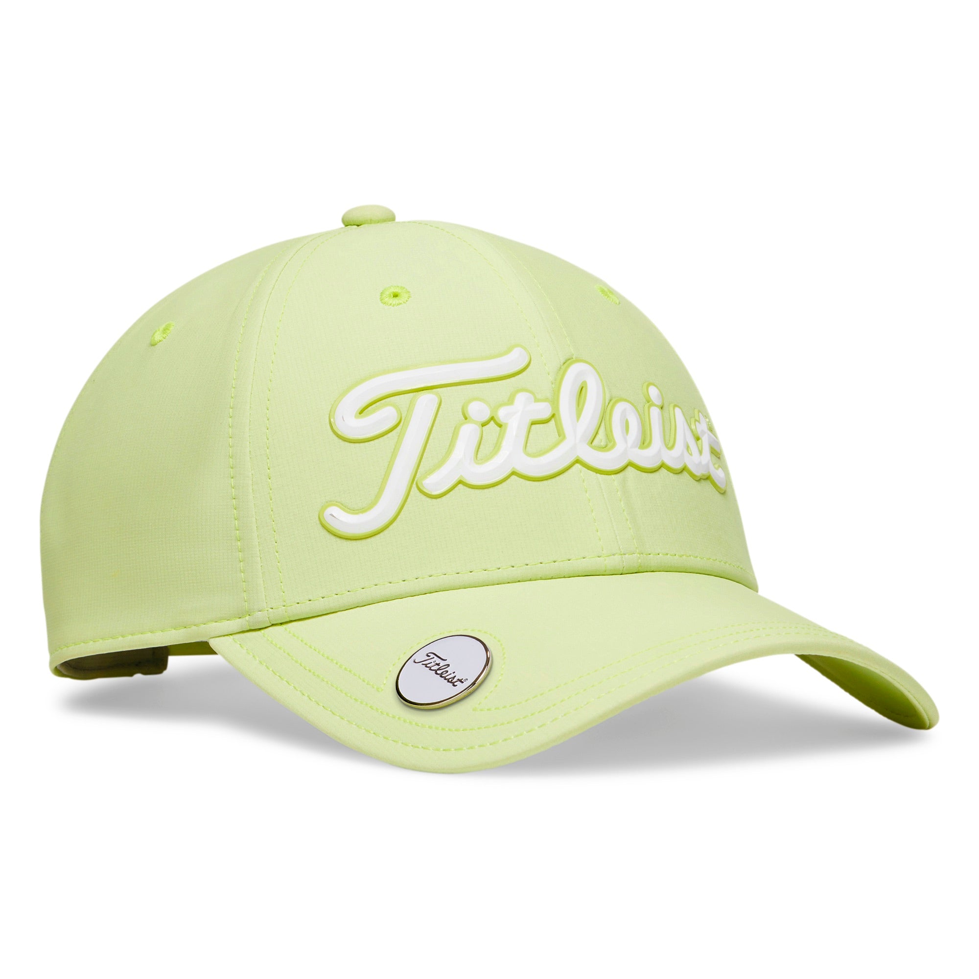 Titleist Players Performance Ball Marker Golf Cap - Light Lime & White