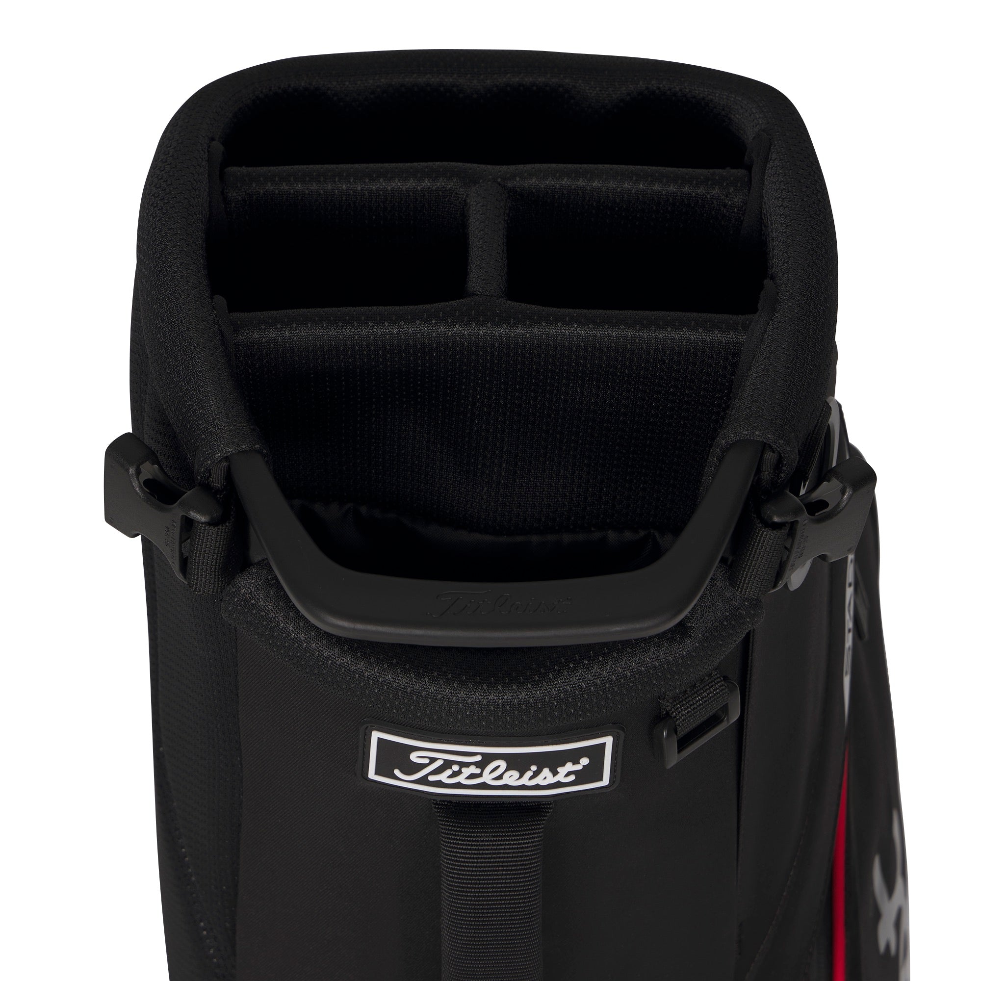 Titleist Players S4 StaDry Golf Stand Bag - Black, Red & Graphite