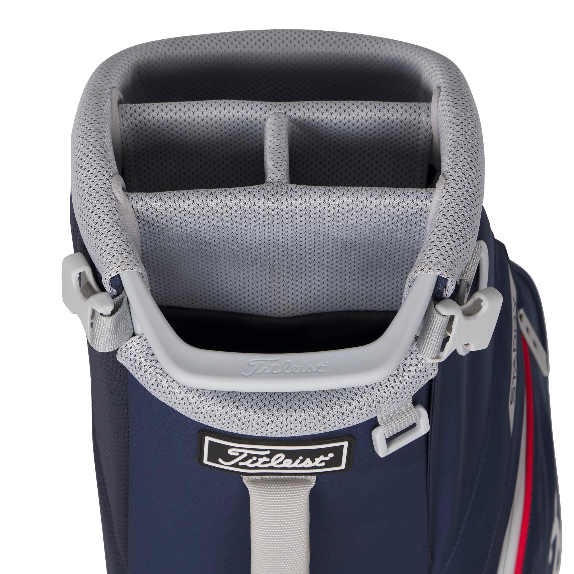 Titleist Players S4 StaDry Golf Stand Bag - Navy, Red & White